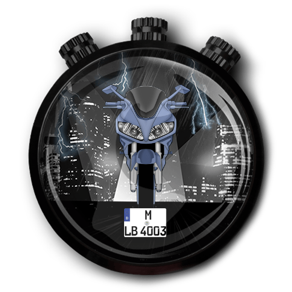 SV 1000 Autoduft personalisiert mit deinem Motorrad u. Kennzeichen!