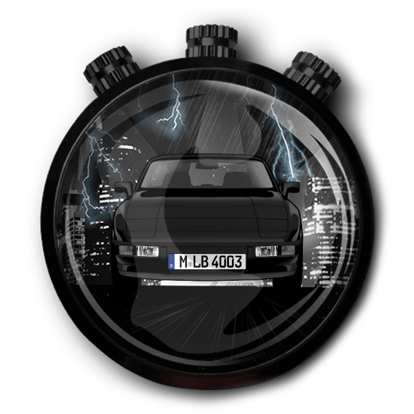 924 Coupe Autoduft personalisiert mit deinem Auto u. Kennzeichen!