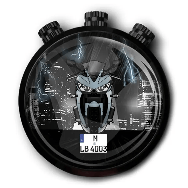 YZF-R3 Autoduft personalisiert mit deinem Motorrad u. Kennzeichen!