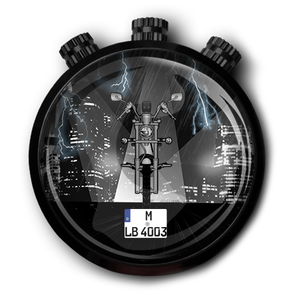 VS 800 Intruder Autoduft personalisiert mit deinem Motorrad u. Kennzeichen!