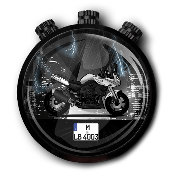 Fazer8 Autoduft personalisiert mit deinem Motorrad u. Kennzeichen!
