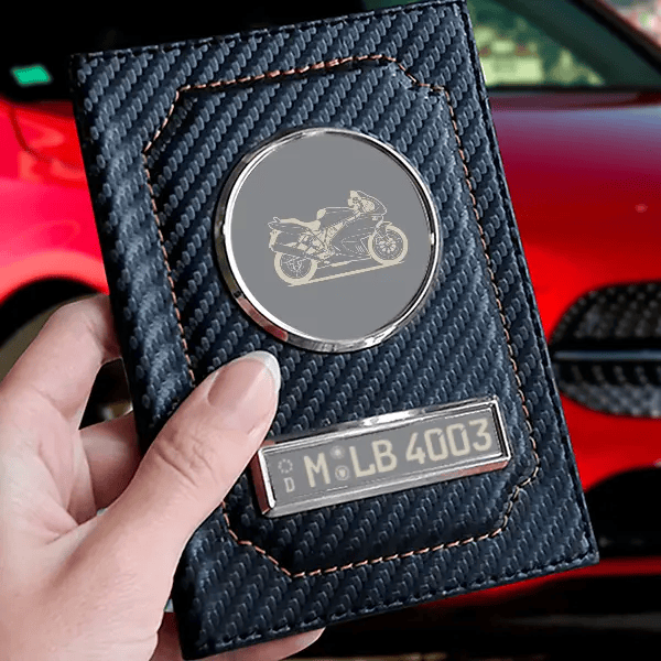 750 SS IE Fahrzeugscheinhülle personalisiert mit deinem Motorrad u. Kennzeichen!