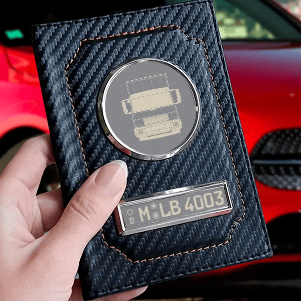 L2000 Fahrzeugscheinhülle personalisiert mit deinem LKW u. Kennzeichen!