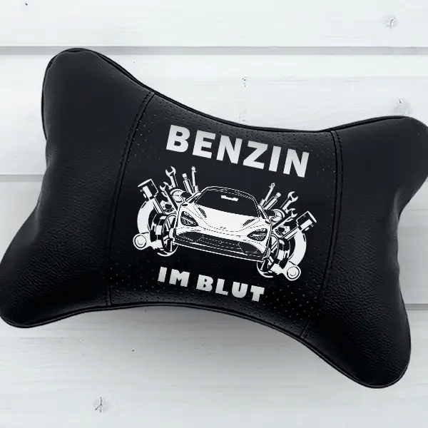 765LT Nackenkissen personalisiert mit deinem Auto u. Kennzeichen!