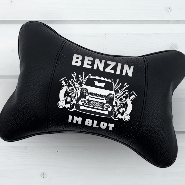 Panda City Cross Nackenkissen personalisiert mit deinem Auto u. Kennzeichen!