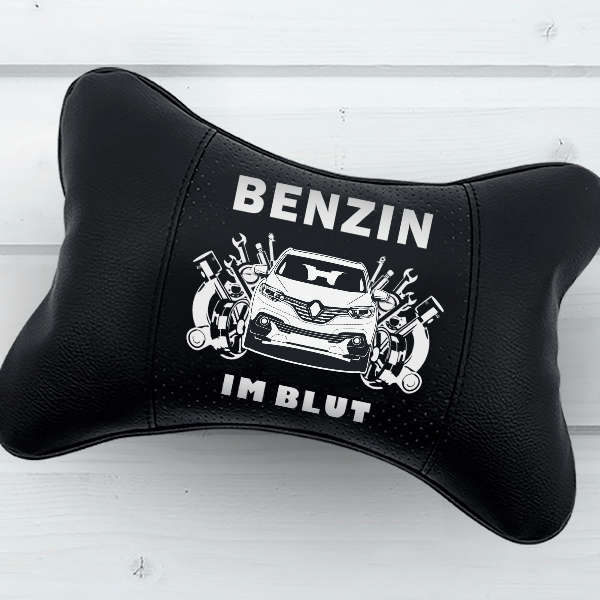 Kadjar Nackenkissen personalisiert mit deinem Auto u. Kennzeichen!