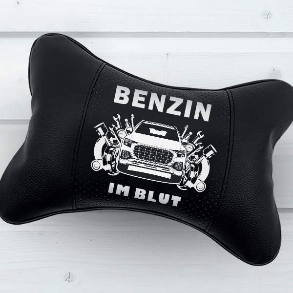 SQ8 Nackenkissen personalisiert mit deinem Auto u. Kennzeichen!