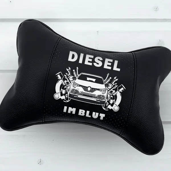 Megane RS Nackenkissen personalisiert mit deinem Auto u. Kennzeichen!