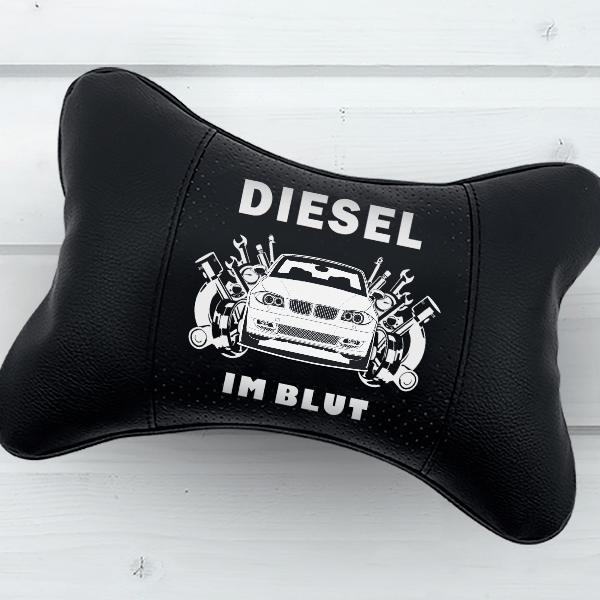 1er Reihe Cabriolet Nackenkissen personalisiert mit deinem Auto u. Kennzeichen!