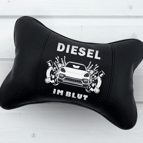 Panamera Nackenkissen personalisiert mit deinem Auto u. Kennzeichen!