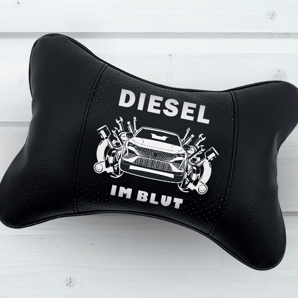 408 Nackenkissen personalisiert mit deinem Auto u. Kennzeichen!