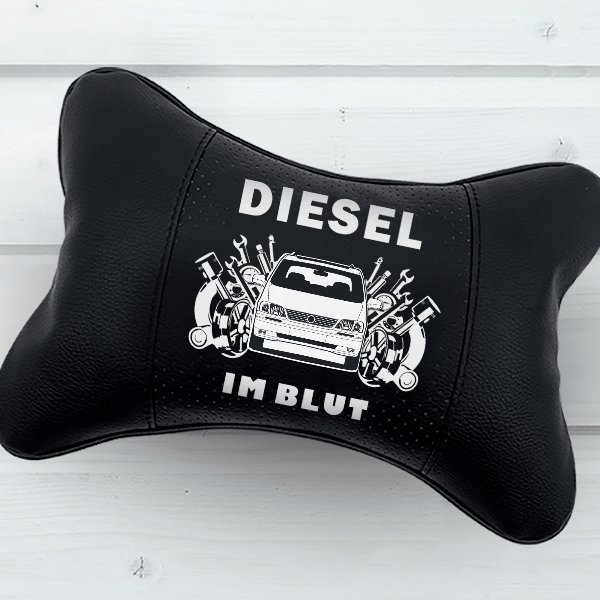 Sintra Nackenkissen personalisiert mit deinem Auto u. Kennzeichen!