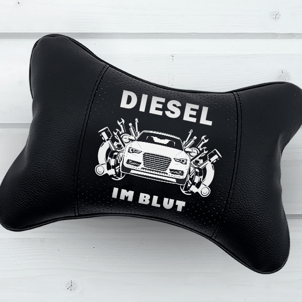 A5 Sportback Nackenkissen personalisiert mit deinem Auto u. Kennzeichen!