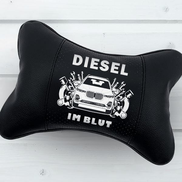 X7 Nackenkissen personalisiert mit deinem Auto u. Kennzeichen!