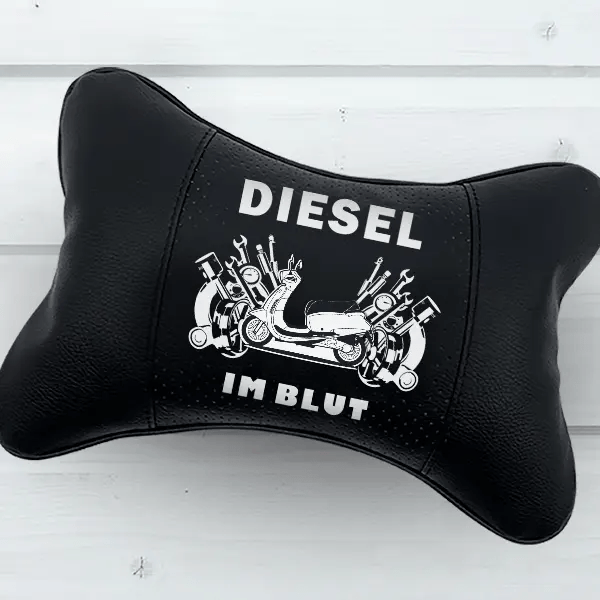 BC 1 Nackenkissen personalisiert mit deinem Motorrad u. Kennzeichen!