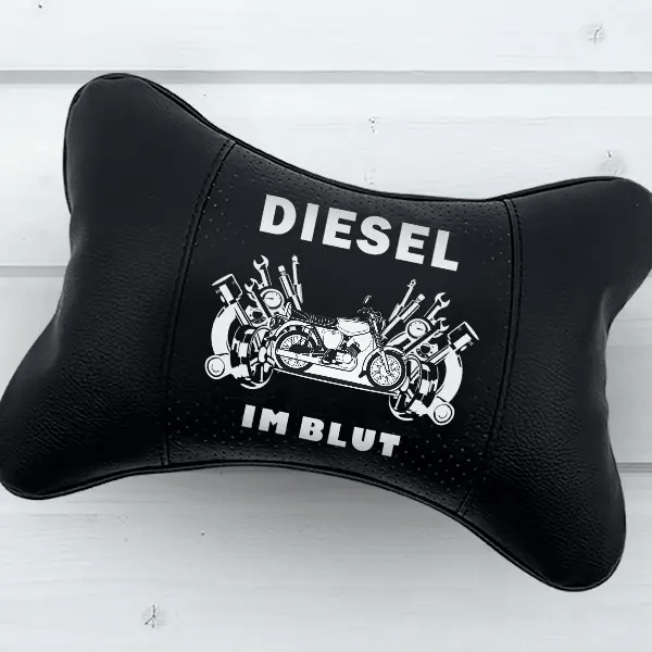 S51 Nackenkissen personalisiert mit deinem Motorrad u. Kennzeichen!