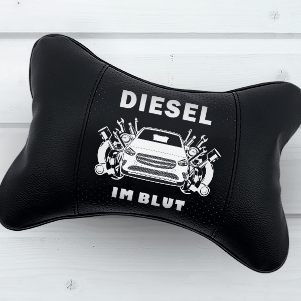 B-Klasse Nackenkissen personalisiert mit deinem Auto u. Kennzeichen!