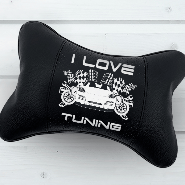 Boxster Nackenkissen personalisiert mit deinem Auto u. Kennzeichen!