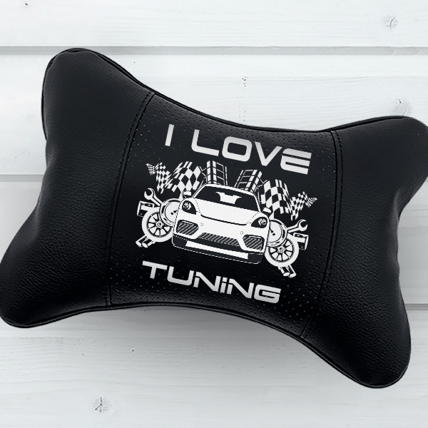 Cayman GT4 Nackenkissen personalisiert mit deinem Auto u. Kennzeichen!