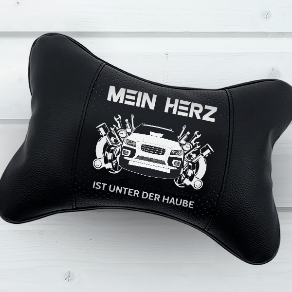 XC70 Nackenkissen personalisiert mit deinem Auto u. Kennzeichen!