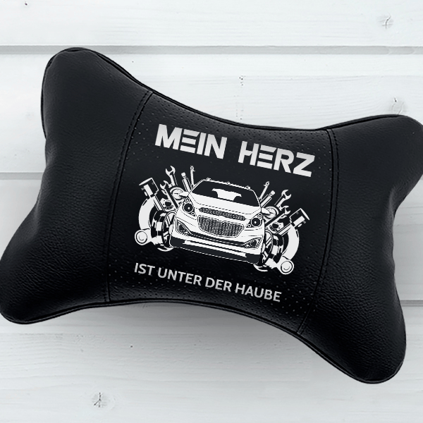Spark Nackenkissen personalisiert mit deinem Auto u. Kennzeichen!