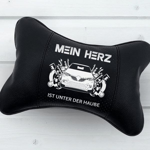 Arkana Nackenkissen personalisiert mit deinem Auto u. Kennzeichen!