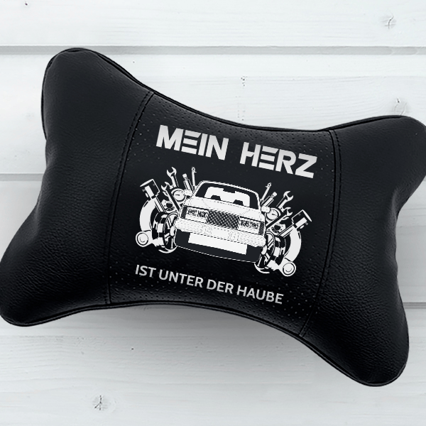 240 Limousine Nackenkissen personalisiert mit deinem Auto u. Kennzeichen!