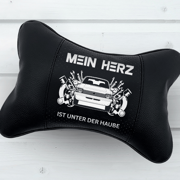 Kadett Sport (5-Türer) Nackenkissen personalisiert mit deinem Auto u. Kennzeichen!