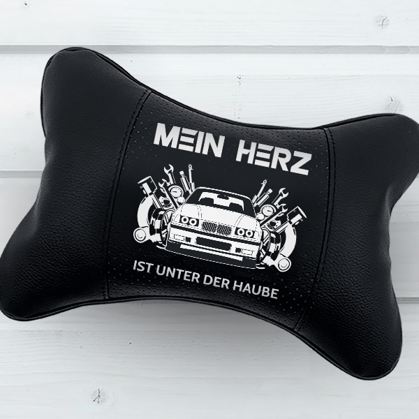 M3 Nackenkissen personalisiert mit deinem Auto u. Kennzeichen!