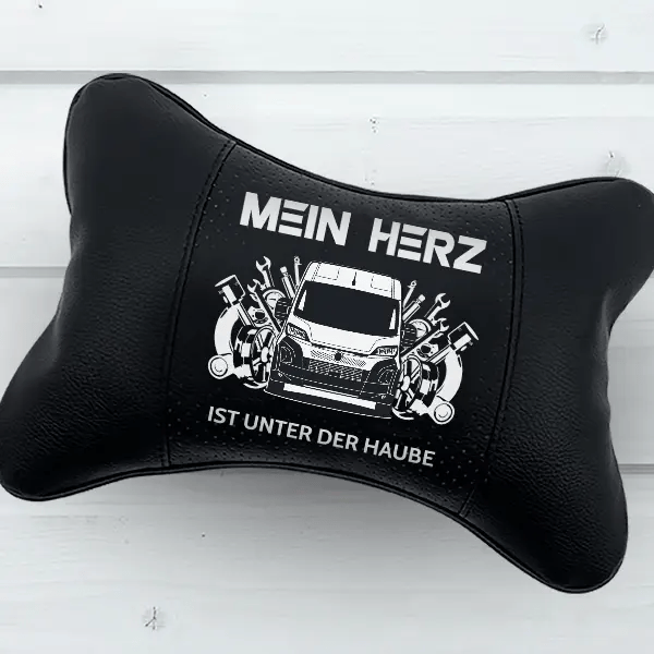 Jumper Nackenkissen personalisiert mit deinem Auto u. Kennzeichen!