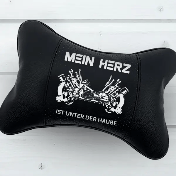 R 18 B Nackenkissen personalisiert mit deinem Motorrad u. Kennzeichen!