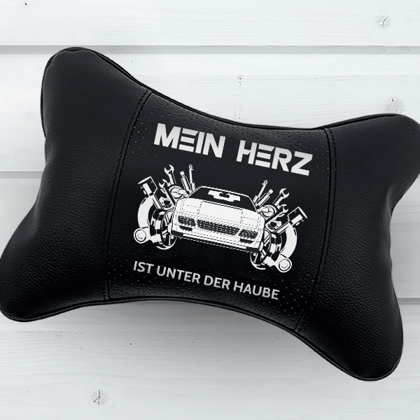 348 Coupe Nackenkissen personalisiert mit deinem Auto u. Kennzeichen!