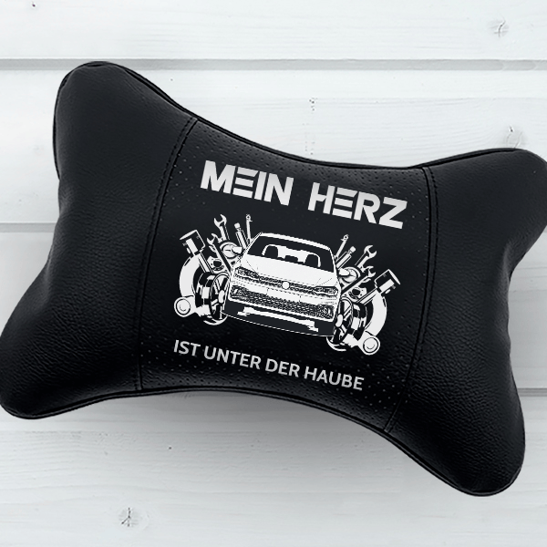 Polo Nackenkissen personalisiert mit deinem Auto u. Kennzeichen!