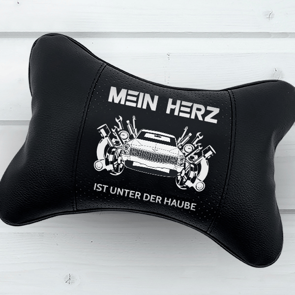 Deville Nackenkissen personalisiert mit deinem Auto u. Kennzeichen!