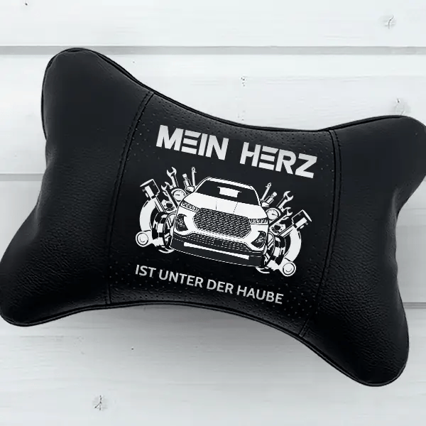 DR 6.0 Nackenkissen personalisiert mit deinem Auto u. Kennzeichen!
