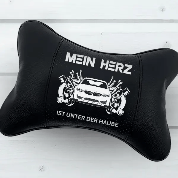 M4 Nackenkissen personalisiert mit deinem Auto u. Kennzeichen!