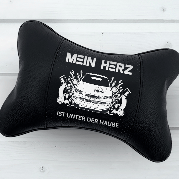 H1 Minivan Nackenkissen personalisiert mit deinem Auto u. Kennzeichen!