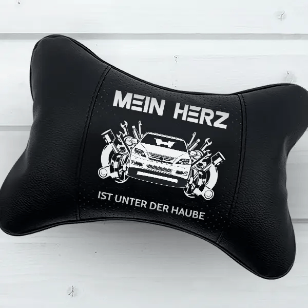 LS Nackenkissen personalisiert mit deinem Auto u. Kennzeichen!