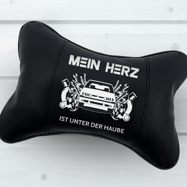 19 Cabriolet Nackenkissen personalisiert mit deinem Auto u. Kennzeichen!
