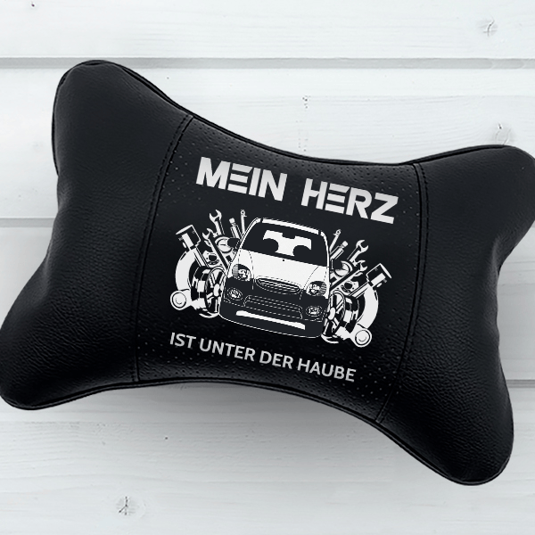 Atos Nackenkissen personalisiert mit deinem Auto u. Kennzeichen!