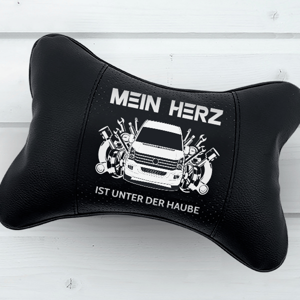 Crafter Nackenkissen personalisiert mit deinem Auto u. Kennzeichen!