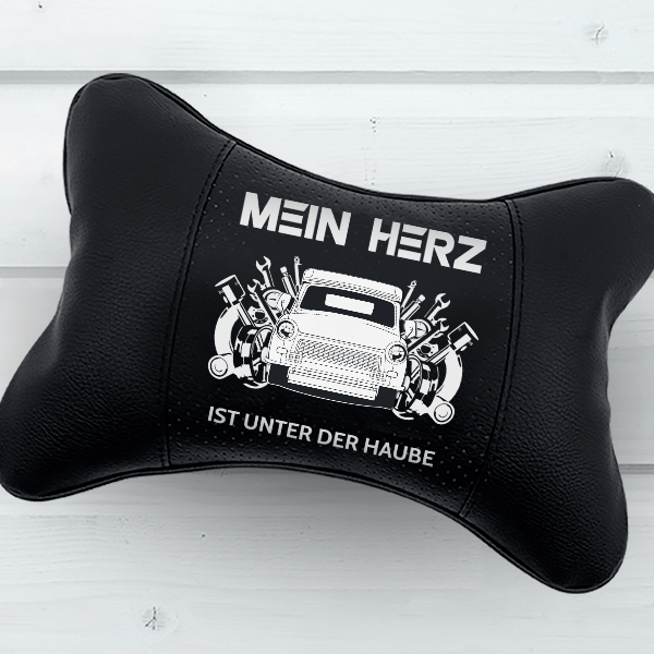 Trabant Nackenkissen personalisiert mit deinem Auto u. Kennzeichen!