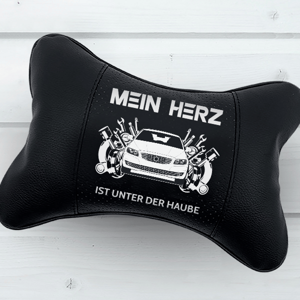 S80 Nackenkissen personalisiert mit deinem Auto u. Kennzeichen!