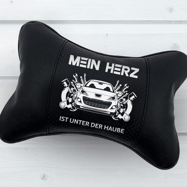 207 Nackenkissen personalisiert mit deinem Auto u. Kennzeichen!