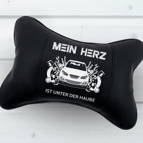 Ibiza ST Nackenkissen personalisiert mit deinem Auto u. Kennzeichen!