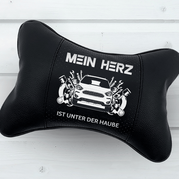 Ka+ Nackenkissen personalisiert mit deinem Auto u. Kennzeichen!