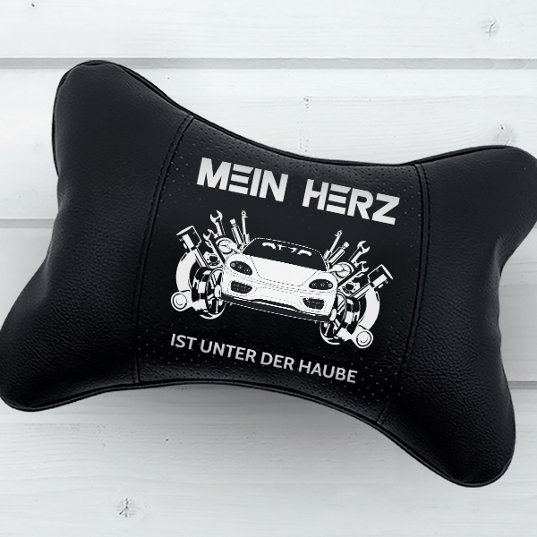 360 Spider Nackenkissen personalisiert mit deinem Auto u. Kennzeichen!