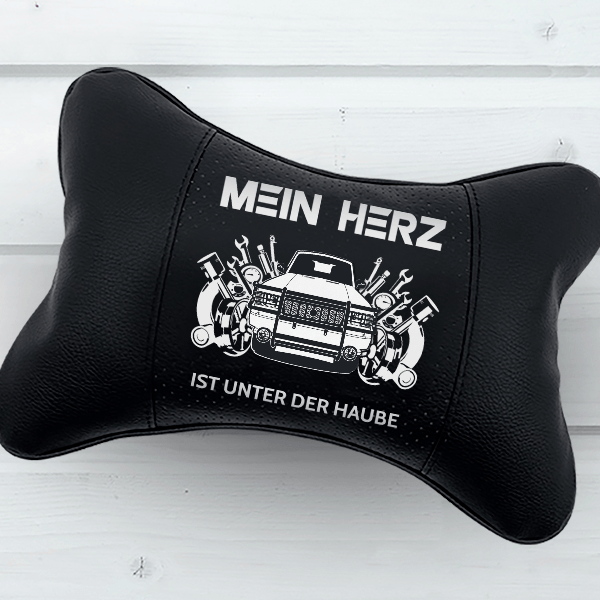 Korando Family Nackenkissen personalisiert mit deinem Auto u. Kennzeichen!