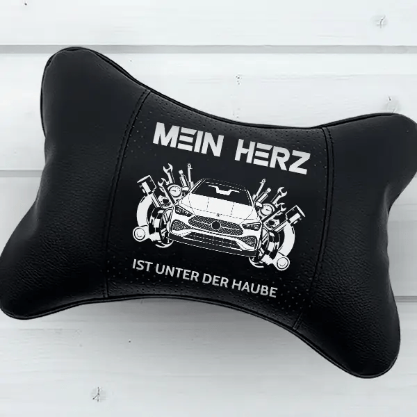 CLE-Klasse Coupe Nackenkissen personalisiert mit deinem Auto u. Kennzeichen!