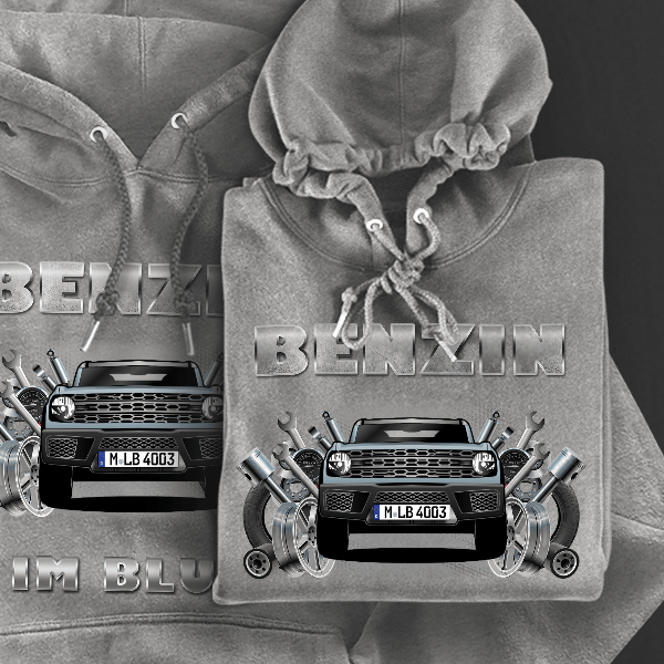 Bronco Sport Hoodie für Damen u. Herren personalisiert mit deinem Auto u. Kennzeichen!